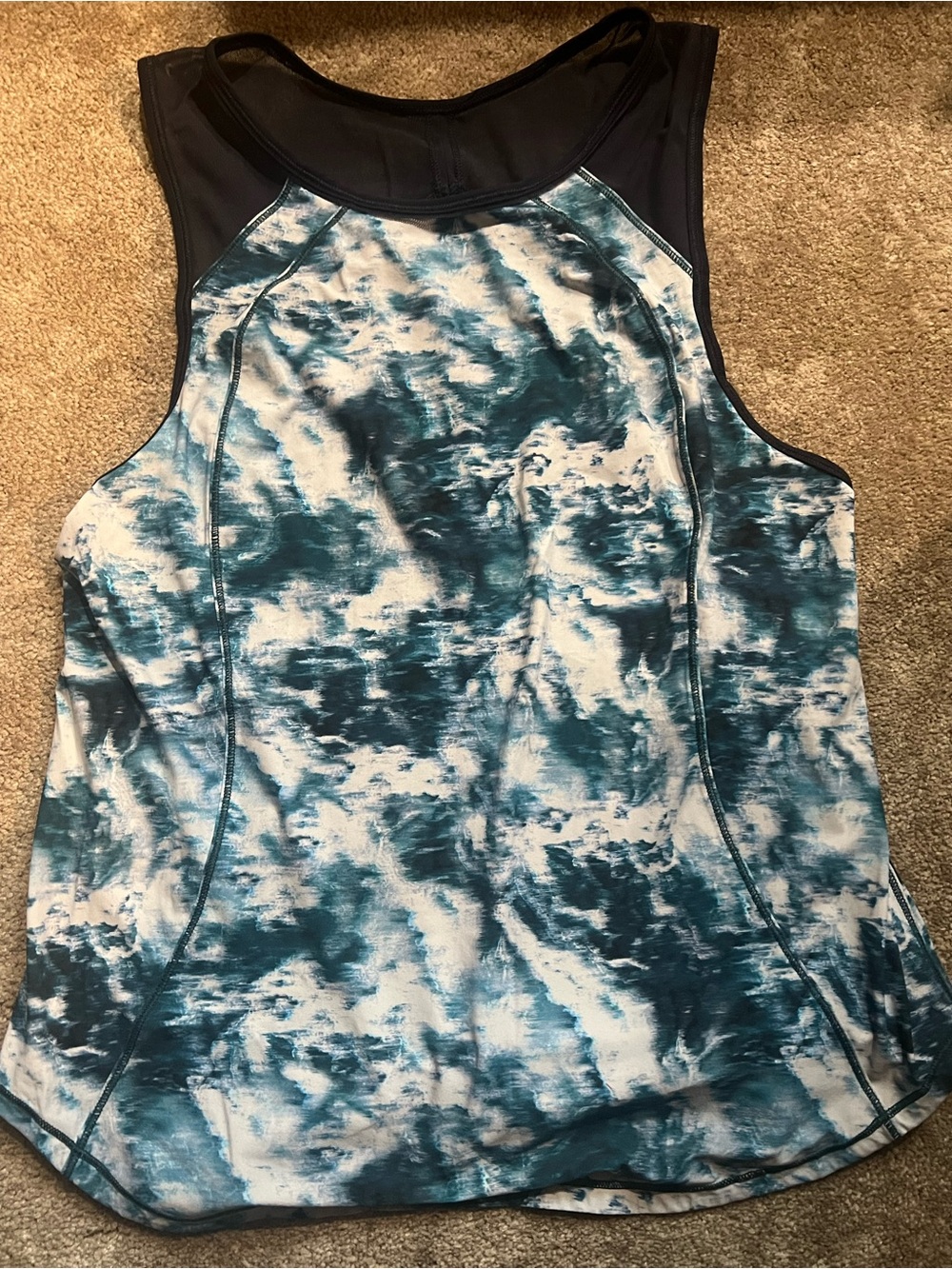 Lululemon Women’s Teal Marble Active Tank